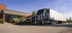 Exterior Truck Parked by Rock at E&E McLaughlin Ltd.